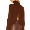 L'Academie Jasper Turtleneck In Brown