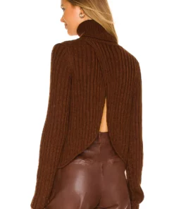 L'Academie Jasper Turtleneck In Brown