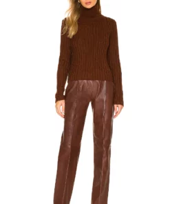 L'Academie Jasper Turtleneck In Brown -Deals L'Academie Store LCDE WK171 V5
