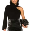 L'Academie Carsyn Turtleneck Sweater In Black