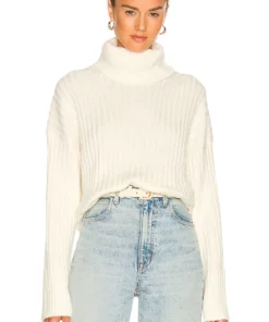 L'Academie Amias Turtleneck In Ivory