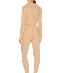 L'Academie Elowen Jumpsuit In Taupe -Deals L'Academie Store LCDE WK188 V3