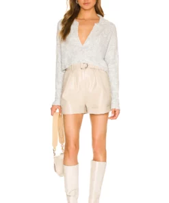 L'Academie Harley Knit Pullover In Light Heather Grey -Deals L'Academie Store LCDE WK192 V4