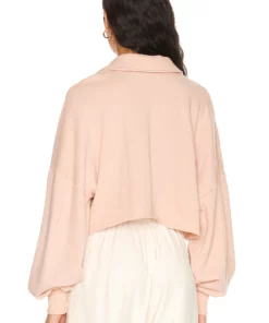 L'Academie Collared Pullover In Nude 6 L'Academie Collared Pullover In Nude -Deals L'Academie Store LCDE WK196 V3