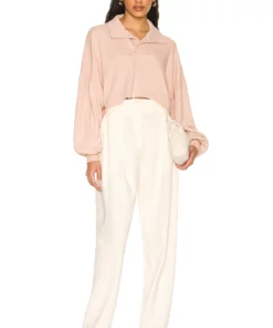 L'Academie Collared Pullover In Nude 7 L'Academie Collared Pullover In Nude -Deals L'Academie Store LCDE WK196 V4