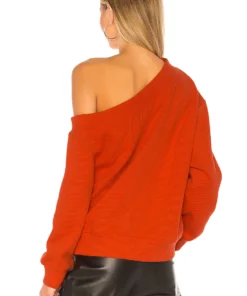 L'Academie The Celie Pullover In Red -Deals L'Academie Store LCDE WK82 V4