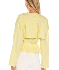 L'Academie The Armelle Jacket In Pale Yellow -Deals L'Academie Store LCDE WO107 V3
