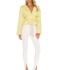 L'Academie The Armelle Jacket In Pale Yellow -Deals L'Academie Store LCDE WO107 V4