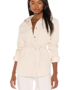 L'Academie The Lucie Shacket In Beige