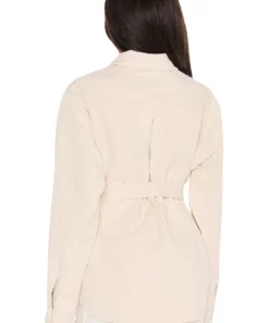 L'Academie The Lucie Shacket In Beige 6 L'Academie The Lucie Shacket In Beige -Deals L'Academie Store LCDE WO115 V3