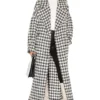 L'Academie The Celena Coat In Black & Ivory