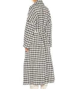 L'Academie The Celena Coat In Black & Ivory -Deals L'Academie Store LCDE WO117 V4