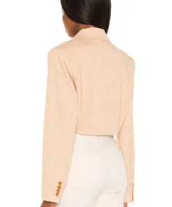 L'Academie Dallas Jacket In Sand Yellow -Deals L'Academie Store LCDE WO135 V3