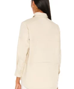 L'Academie Natasha Shacket In Ivory -Deals L'Academie Store LCDE WO139 V4
