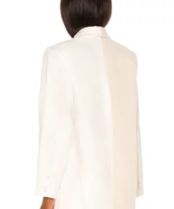 L'Academie The Ashley Blazer In Beige & Ivory -Deals L'Academie Store LCDE WO140 V4