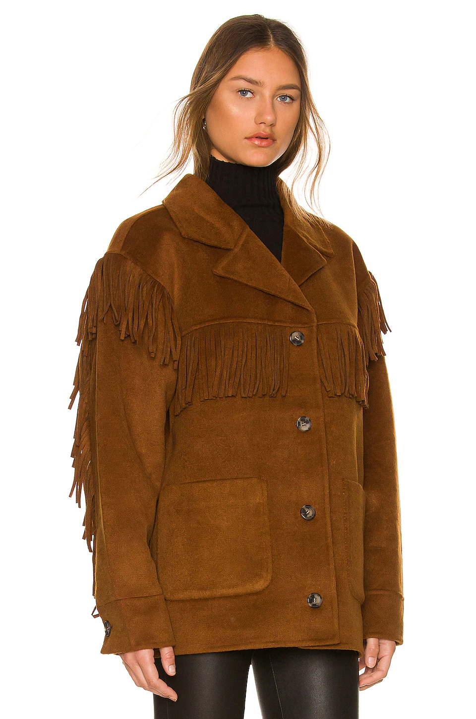 L'Academie Zion Jacket In Brown 2 L'Academie Zion Jacket In Brown - Image 2