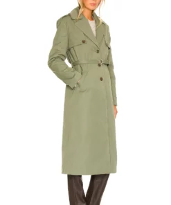 L'Academie Olenna Trench In Forest Green -Deals L'Academie Store LCDE WO149 V3