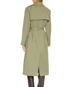 L'Academie Olenna Trench In Forest Green -Deals L'Academie Store LCDE WO149 V4
