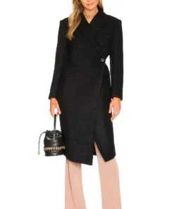 L'Academie Micha Coat In Black