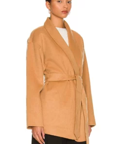 L'Academie The Allyson Coat In Brown -Deals L'Academie Store LCDE WO151 V3