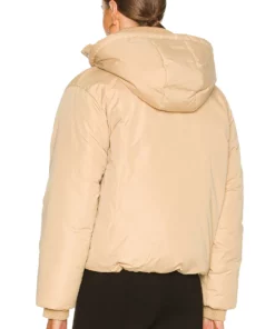 L'Academie Braxton Puffer Jacket In Khaki -Deals L'Academie Store LCDE WO155 V4