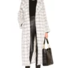 L'Academie Alaia Coat In Black & White