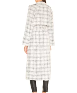 L'Academie Alaia Coat In Black & White -Deals L'Academie Store LCDE WO160 V4