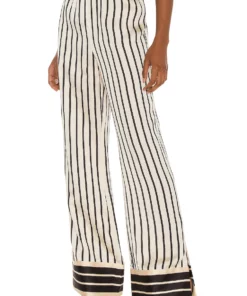L'Academie The Rosie Pant In Multi Stripe