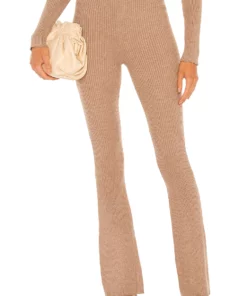 L'Academie Mattia Pant In Deep Taupe