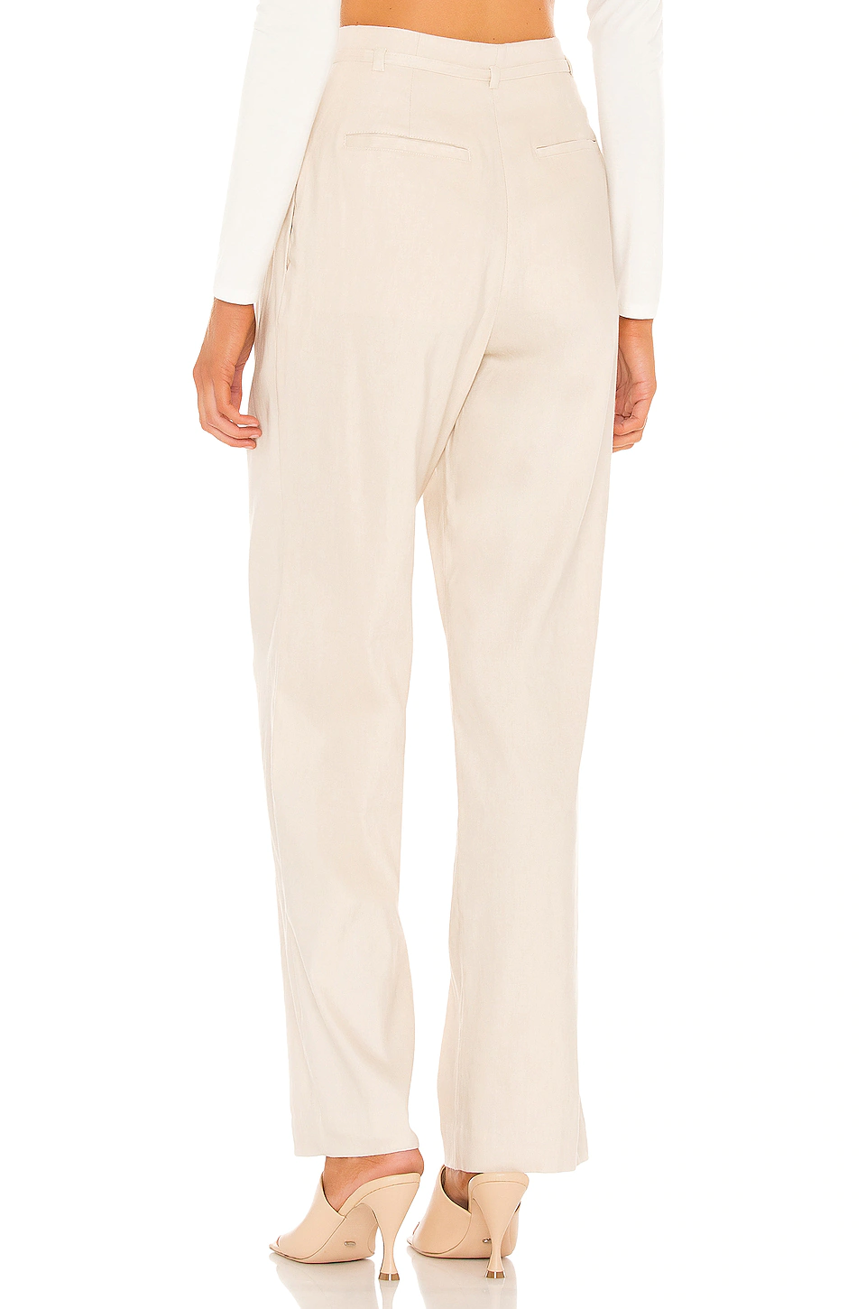 L'Academie Ivanna Pant In Beige 3 L'Academie Ivanna Pant In Beige - Image 3