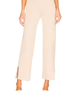 L'Academie Kaden Knit Pants In Nude