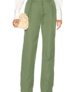 L'Academie Zaria Pant In Forest Green