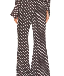 L'Academie Illia Pant In Brown Multi -Deals L'Academie Store LCDE WP198 V3