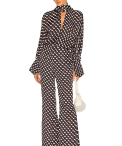 L'Academie Illia Pant In Brown Multi -Deals L'Academie Store LCDE WP198 V4