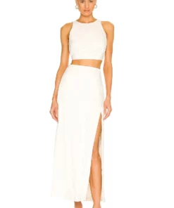 L'Academie Keely Skirt In Ivory -Deals L'Academie Store LCDE WQ112 V4