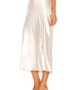 L'Academie Magda Skirt In Ivory -Deals L'Academie Store LCDE WQ77 V3