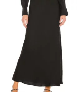L'Academie Midi Skirt In Black