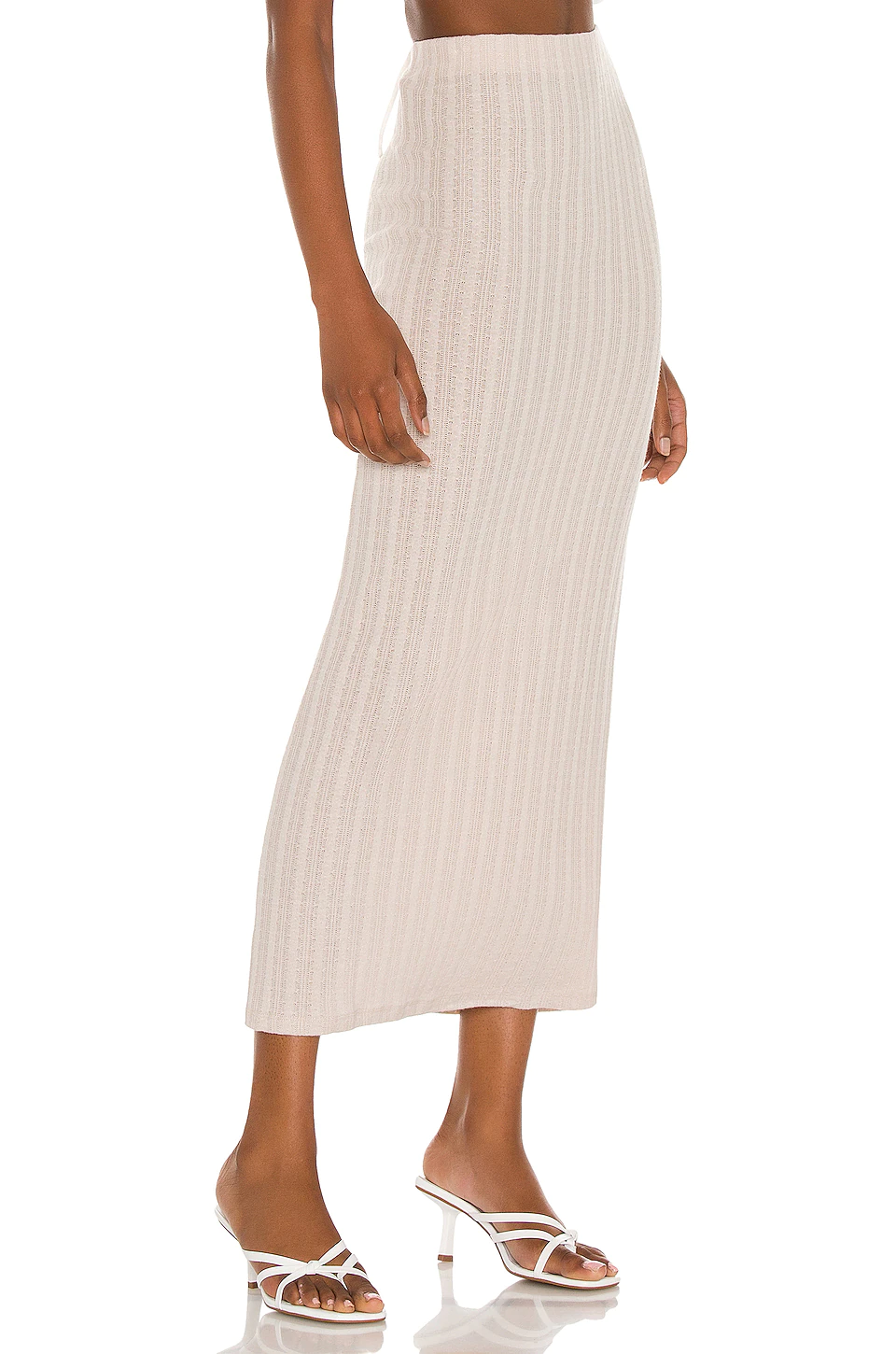 L'Academie Roe Skirt In Oatmeal 2 L'Academie Roe Skirt In Oatmeal - Image 2