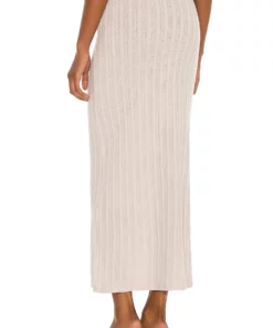 L'Academie Roe Skirt In Oatmeal 6 L'Academie Roe Skirt In Oatmeal -Deals L'Academie Store LCDE WQ81 V3