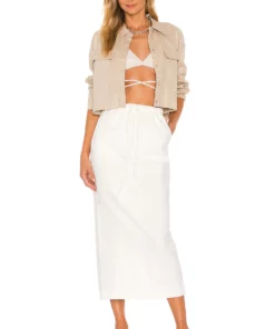 L'Academie Bexley Skirt In Ivory -Deals L'Academie Store LCDE WQ86 V4