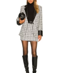 L'Academie Harlow Skirt In Black And White -Deals L'Academie Store LCDE WQ97 V4