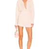 L'Academie The Rayne Romper In Blush