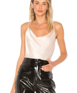 L'Academie The Cowl Cami In Champagne