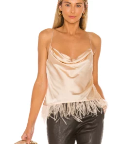 L'Academie The Alix Top In Ivory Cream