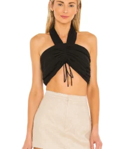 L'Academie The Aliz Top In Black