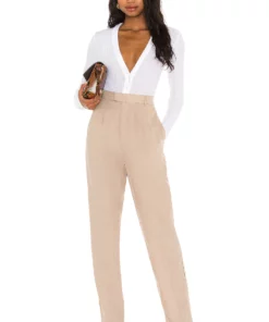 L'Academie Henley Bodysuit In White -Deals L'Academie Store LCDE WS727 V5