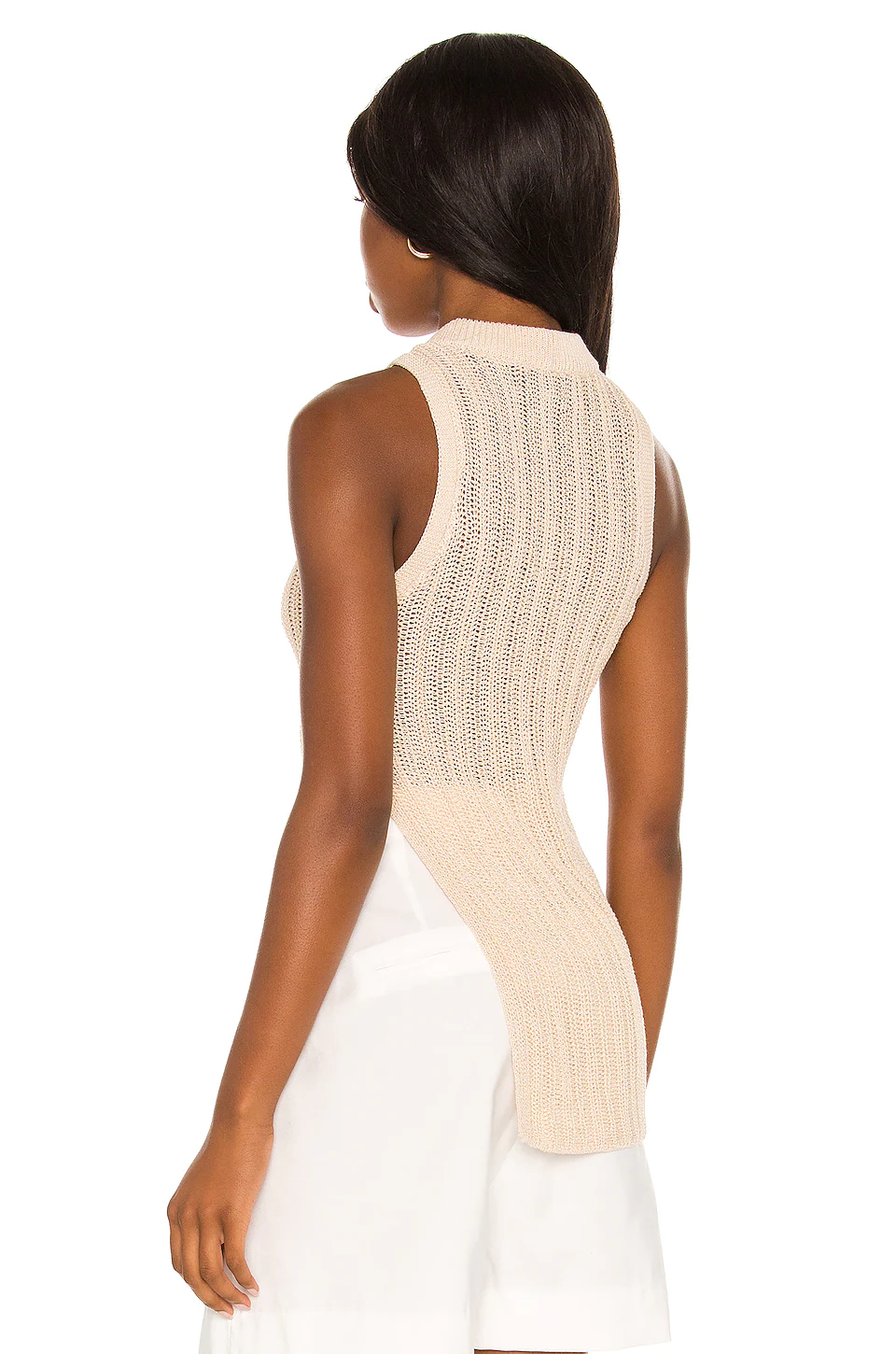 L'Academie Mischa Knit Top In Natural Jute 4 L'Academie Mischa Knit Top In Natural Jute - Image 4