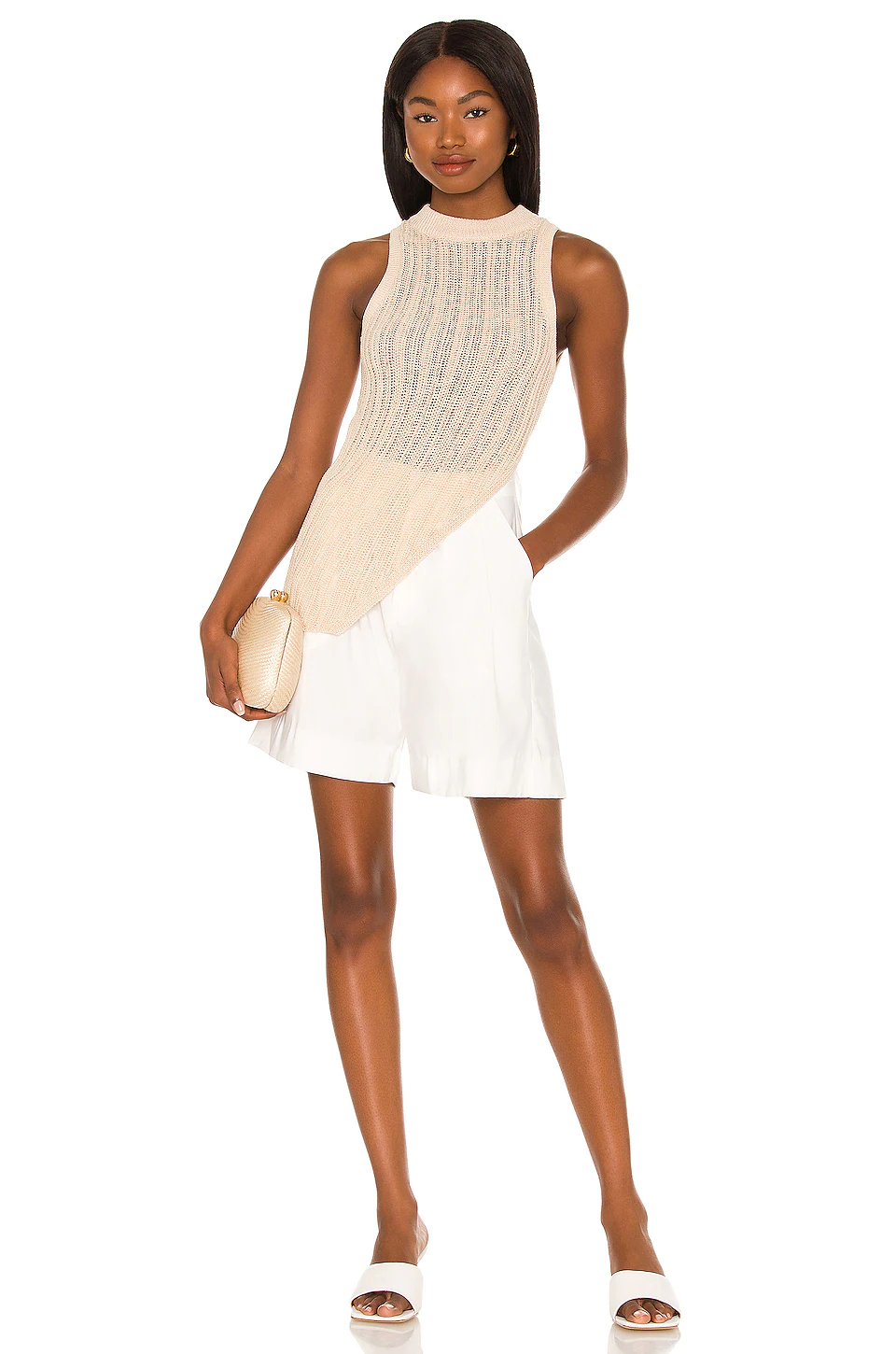 L'Academie Mischa Knit Top In Natural Jute 5 L'Academie Mischa Knit Top In Natural Jute - Image 5