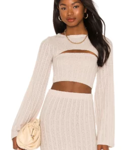 L'Academie Binx Top In Oatmeal