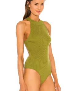 L'Academie Dawson Bodysuit In Fern Green -Deals L'Academie Store LCDE WS753 V3